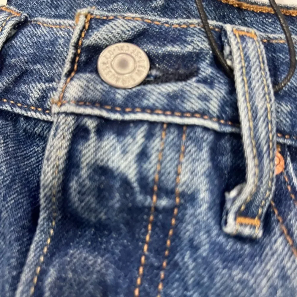 Levi's Women's Hi Rise Deconstructed Denim Skirt NEW NWT - Picture 4 of 6